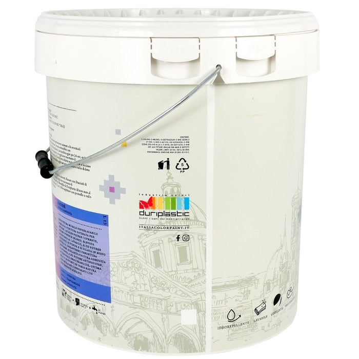 Idromat idropittura acrilica opaca superlavabile performance ioni di argento *** tinta bianco, contenuto litri 13, co...