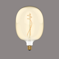 Lampadina led vintage con finitura oro