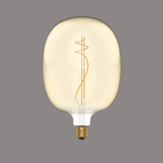 Lampadina led vintage con finitura oro