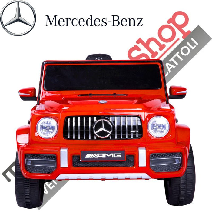 Auto Elettrica per Bambini Mercedes G63 Sport AMG 12V colore Rosso