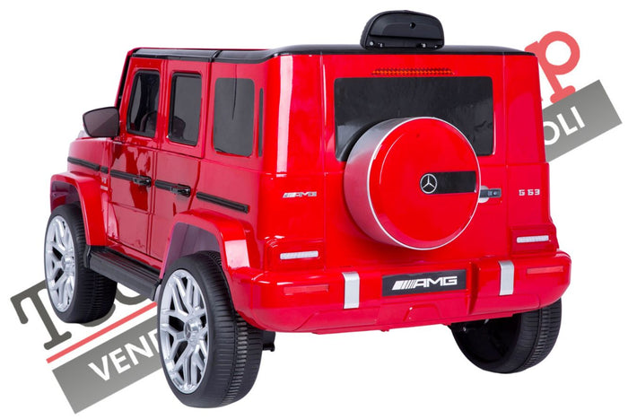 Auto Elettrica per Bambini Mercedes G63 Sport AMG 12V colore Rosso