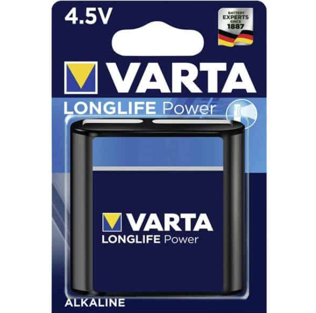 Varta batteria piatta longlife power normal alcalina blister 1 pezzo