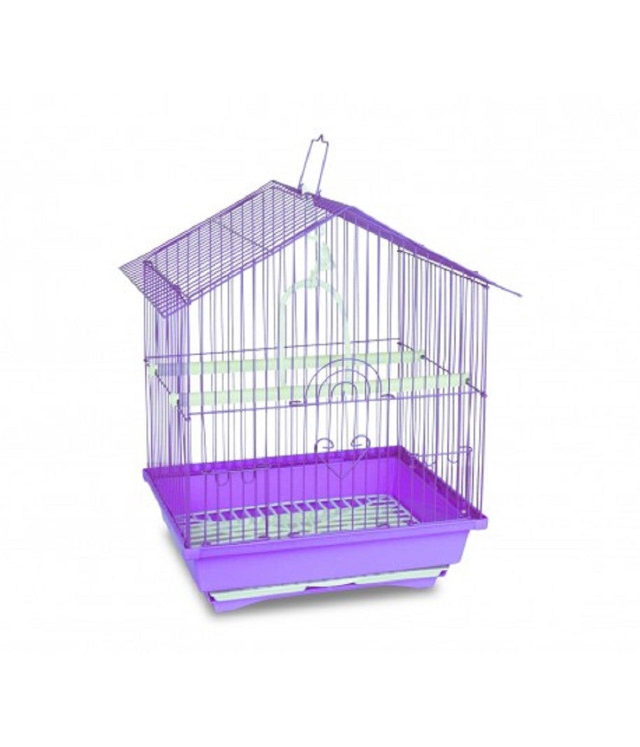 Gabbia Per Uccelli Di Piccole Dimensioni Bird 43.5 X 28.5 X 22 Cm Mangiatoie         