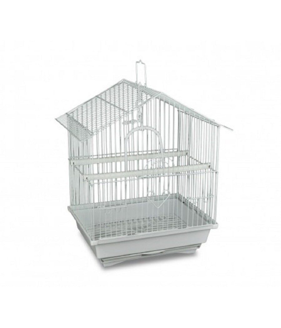 Gabbia Per Uccelli Di Piccole Dimensioni Bird 43.5 X 28.5 X 22 Cm Mangiatoie         