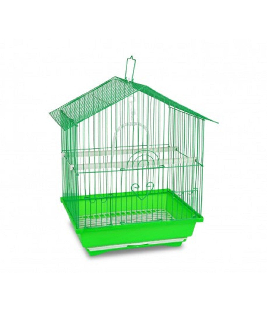 Gabbia Per Uccelli Di Piccole Dimensioni Bird 43.5 X 28.5 X 22 Cm Mangiatoie         