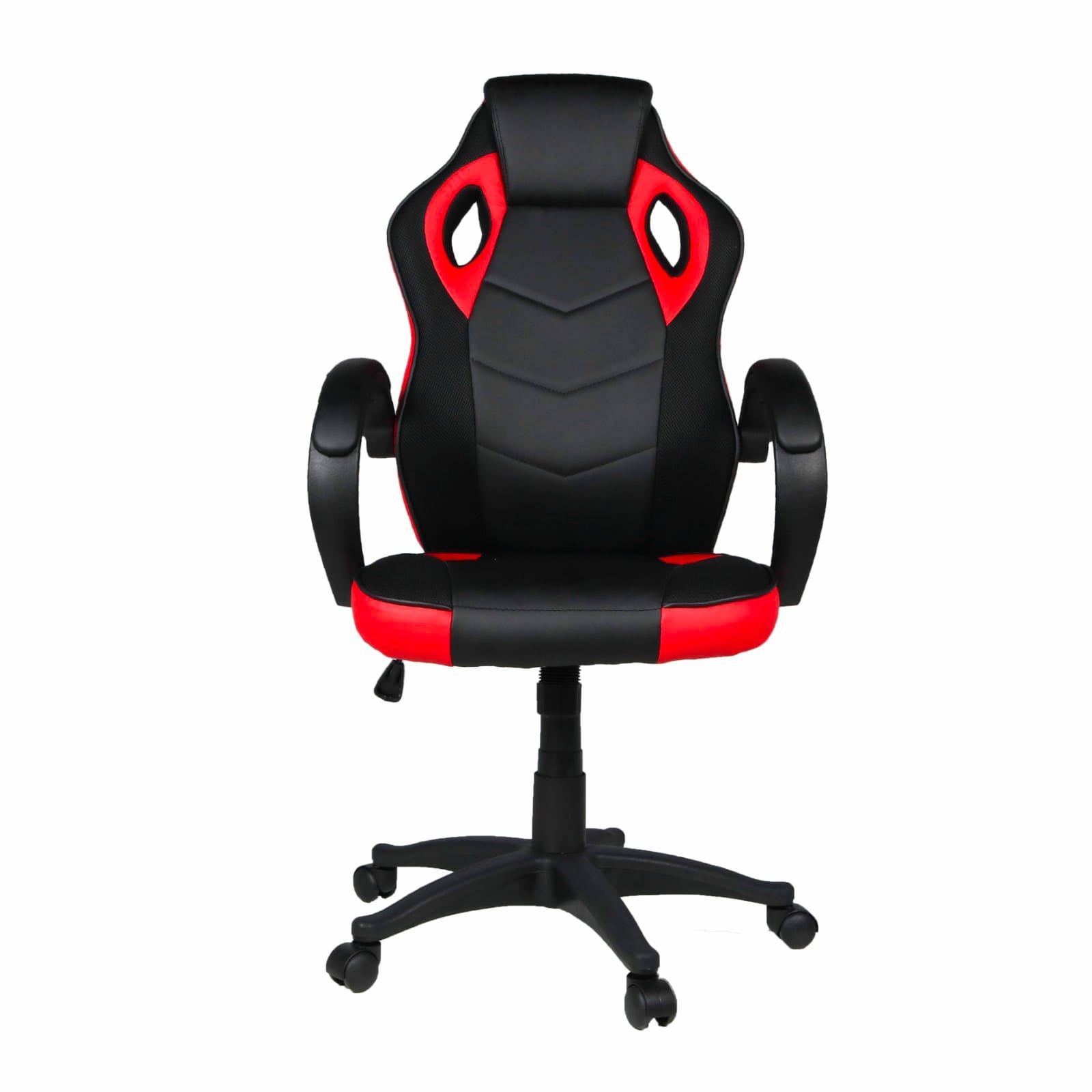 Sedia da Gaming Ergonomica 59x110/120x65 cm in Similpelle Nero/Rosso