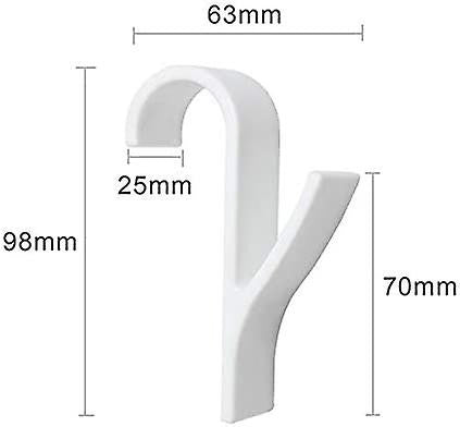 Gancio asciugamani per termoarredo B22 bianco