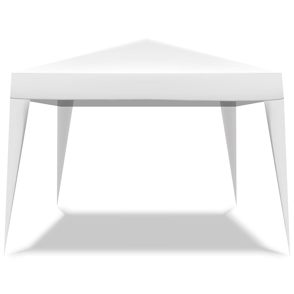 Gazebo richiudibile 3x3 pieghevole a fisarmonica automatico mercato tenda con sacca colore bianco