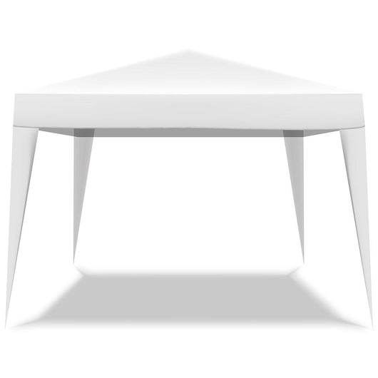 Gazebo richiudibile 3x3 pieghevole a fisarmonica automatico mercato tenda con sacca colore bianco