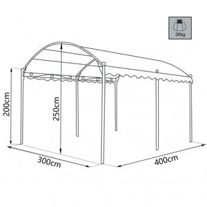 GAZEBO ARCO 3 X 4