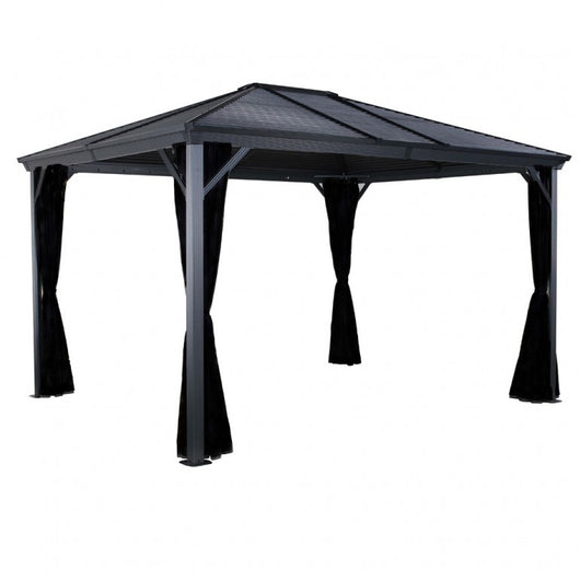 Gazebo in alluminio ed acciaio Ventura 10'x10' 296x296x260 cm by Ezooza