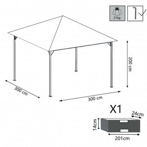 GAZEBO LIBERTY 3 X 3