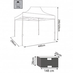 GAZEBO PARTY 3 X 4,5