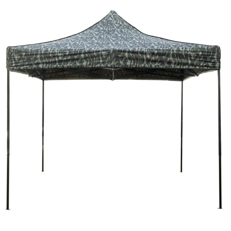 Gazebo richiudibile pieghevole 3 X 3 Mimetico ricoperto in PVC impermeabile