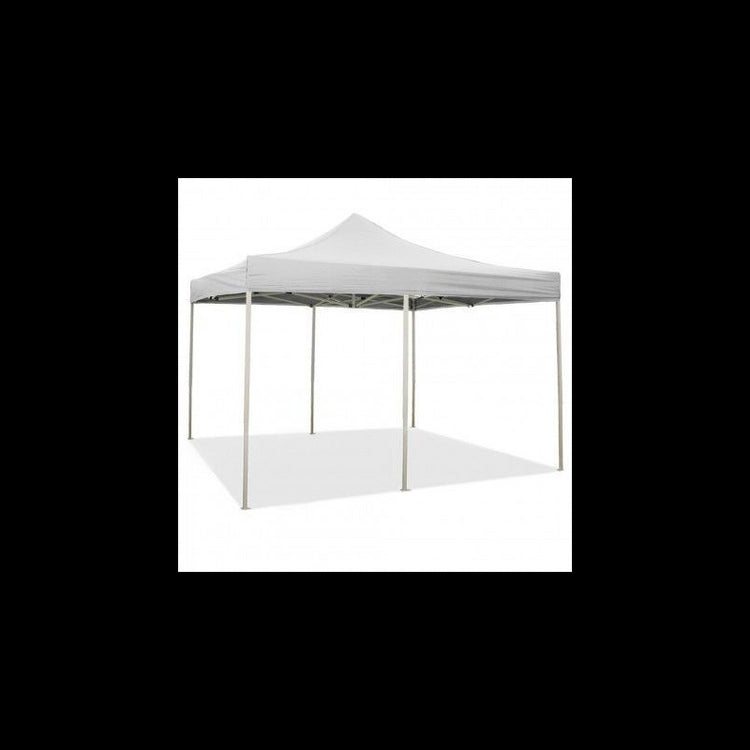 Gazebo richiudibile pieghevole 3 X 6 Bianco ricoperto in PVC impermeabile