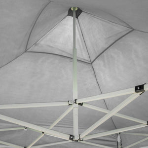 Gazebo richiudibile pieghevole 3 X 6 Bianco ricoperto in PVC impermeabile