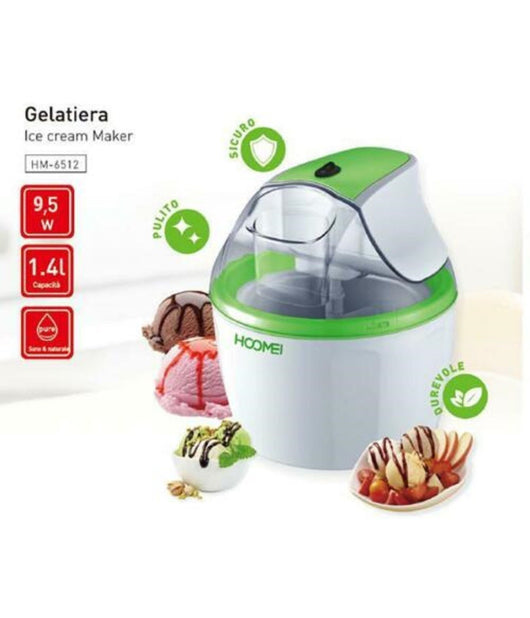 Gelatiera Autorefrigerante Macchina Per Il Gelato Sorbetto Gelatiere Da Casa 9,5w         