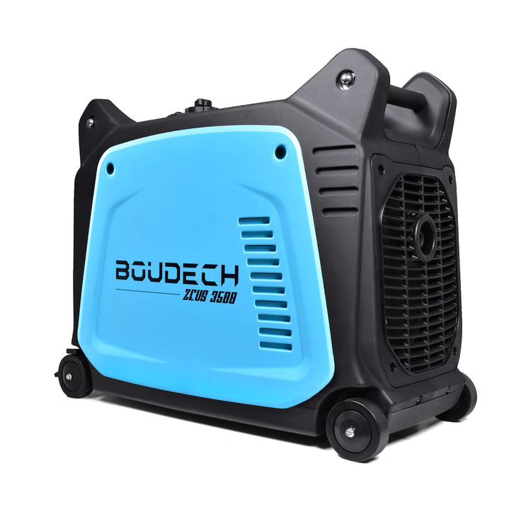 BOUDECH - Zeus 3500 - Generatore Digitale ad Inverter Professionale da 3KW/6HP con motore OHV 4 Tempi 152cc gruppo elettrogeno a risparmio energetico da 3500W