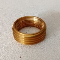 Ghiera riduzione ad anello in ottone giallo da 1 x 3/4