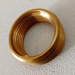 Ghiera riduzione ad anello in ottone giallo da 1 x 3/4