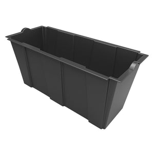 vaso rettangolare interno per fioriera 'separe'/ar 79 x 35 x h 37 cm lt.63 - antracite 6125065nlm