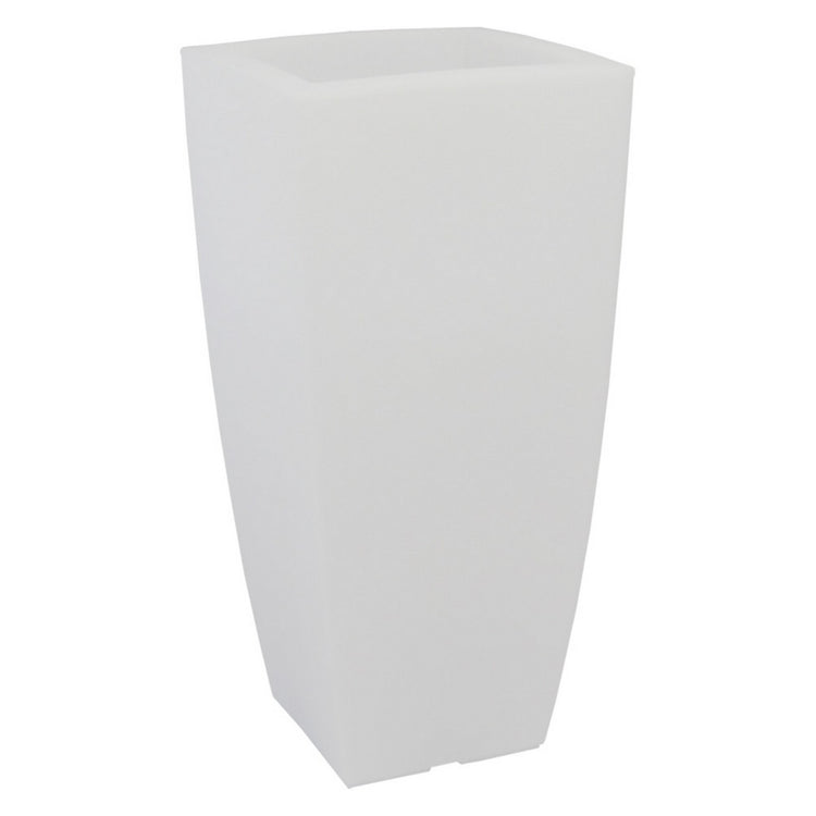 vaso quadro 'stilo lamp' cm 33 x 33 x h 70 lt15 ghia/luc.bia 6126850nlm