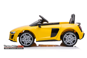 Auto Elettrica per Bambini Audi R8 Sport 12V colore Giallo