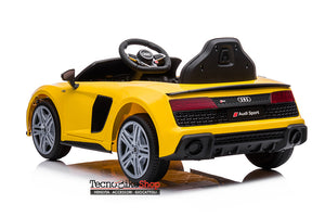 Auto Elettrica per Bambini Audi R8 Sport 12V colore Giallo