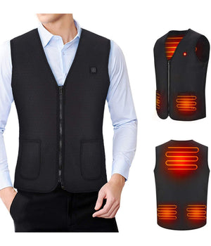 Gilet Giubotto Riscaldante Usb Riscaldato Giacca Termica Unisex Riscaldamento     Xxl    