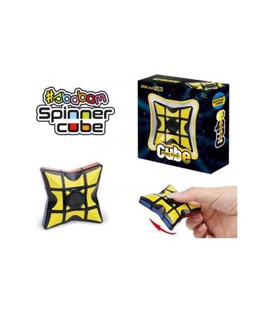 Gioco Giocattolo Cubo Di Rubik Ruotante Fidget Finger Spinner Ruota A 360° 3+         