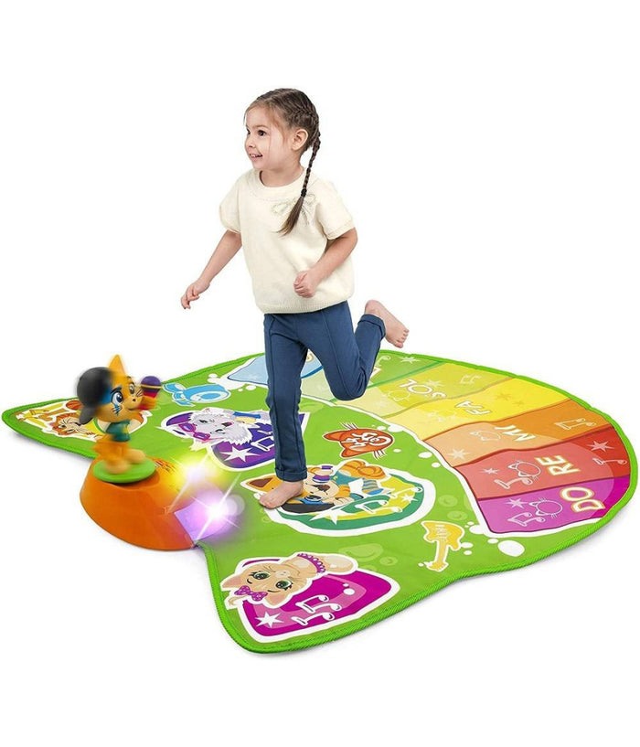 Gioco Tappeto Dance Musicale Morbido 44 Gatti Con Suoni E Luci Rgb +2 4 Anni         