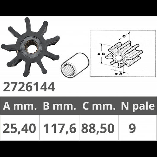 GIRANTE JABSCO 17240-0001e1879-0001