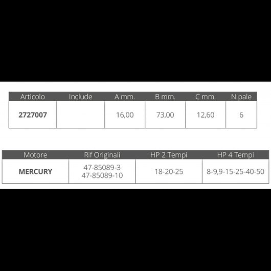 GIRANTE MERCURY 2/4T 18-50 HP