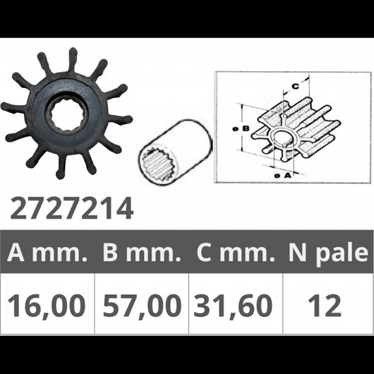 GIRANTE ORIGINALE JABSCO 1210-0001P