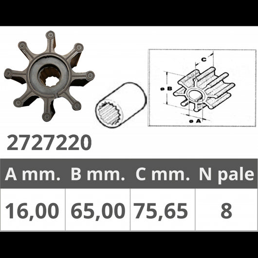 GIRANTE ORIGINALE JABSCO 17018