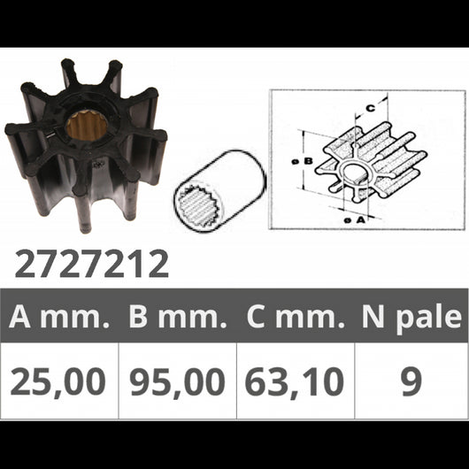 GIRANTE ORIGINALE JABSCO 836-0001