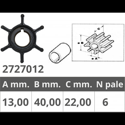 GIRANTE YAMAHA-MERCURY 2/4T 8-15 HP