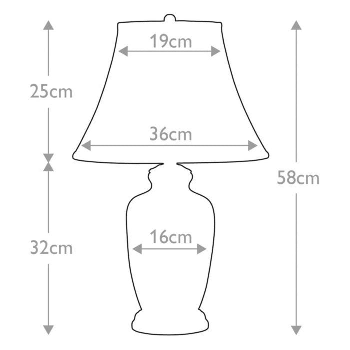 Lampada Da Scrivania Contemporanea Goldthistle Porcellana 1 Luce E27