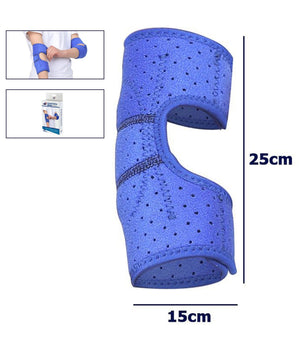 Gomitiera Fascia Elastica Supporto Tutore Per Gomito Anallergico Bambini Blu S         