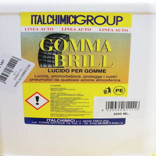 Gomma brill 5lt nero gomme