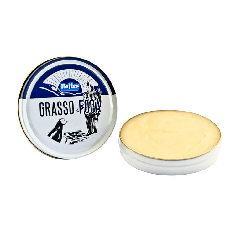 Grasso foca grasso naturale per il trattamento di scarpe di pelle e cuoio, scegli il formato  50ml