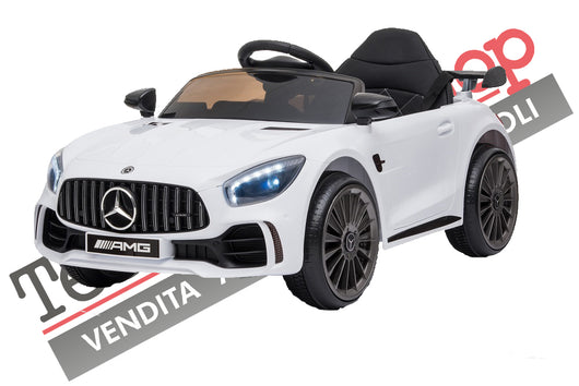 Auto Elettrica per Bambini Mercedes GTR GT-R AMG 12V - Small colore Bianco