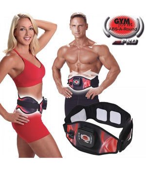 Gym Form Abs A Round Pro Fascia Elettrostimolatore Cintura Dimagrante Addominali     L-xl    