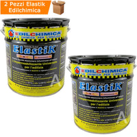 Elastik impermeabilizzante liquido elastico 2 confezioni da kg 5 per terrazzo balcone gazebo