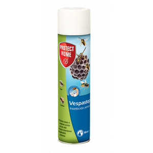 Protect home vespastop insetticida aerosol base schiuma e piretro naturale 600ml