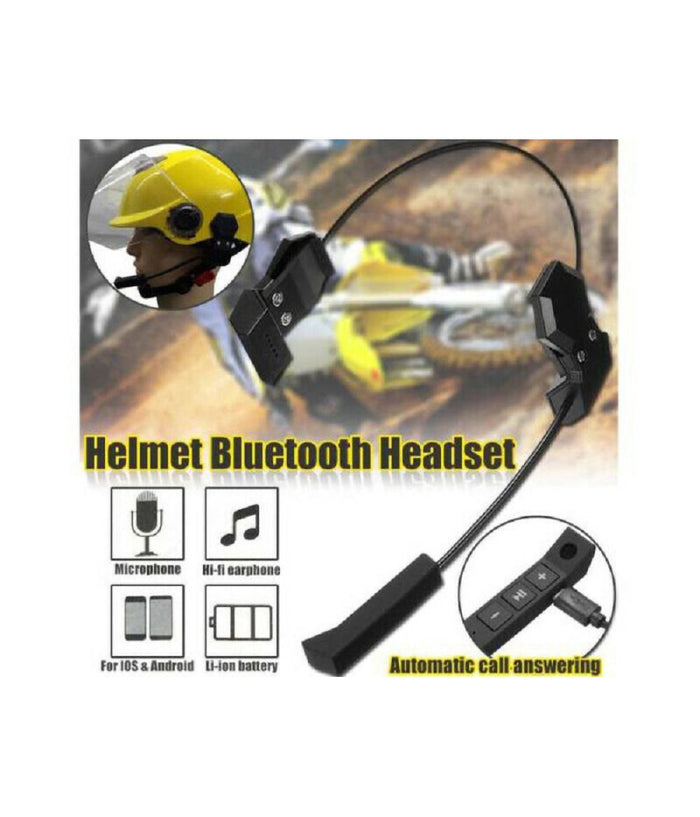 Headset Kit Microfono Auricolare Bluetooth Wireless Esterno Casco Moto Bt9         