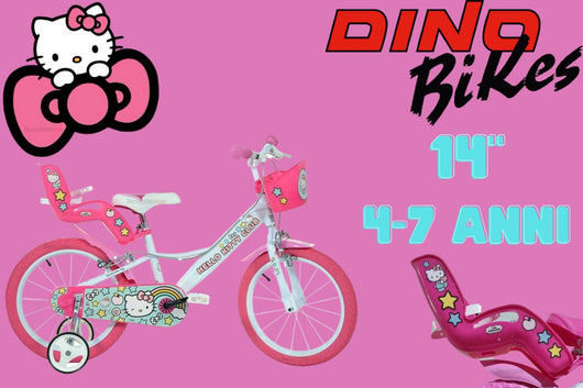 Bicicletta Bambina Dino Bikes Hello Kitty 2 14 pollici