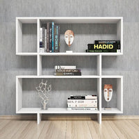 Libreria Hera, Bianco, Truciolare Melaminico, 100x22x111 cm, EPIKASA