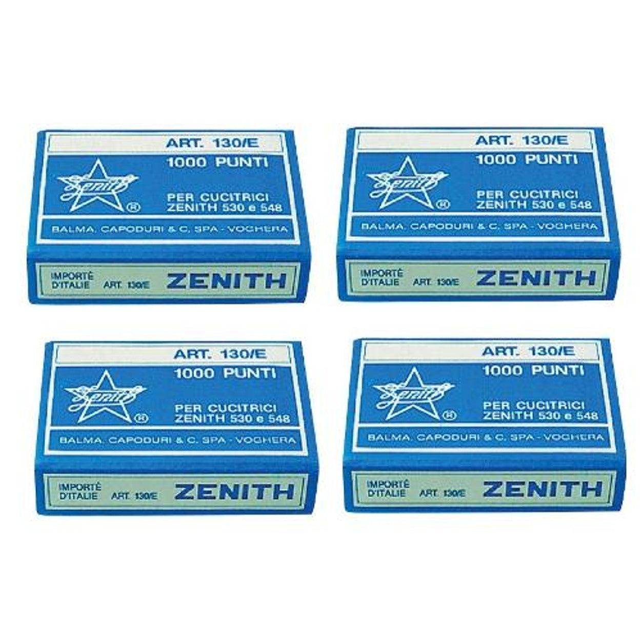 Balma confezione 4000 punti metallici 4 mm per graffatrice pinza zenith 590 e 548