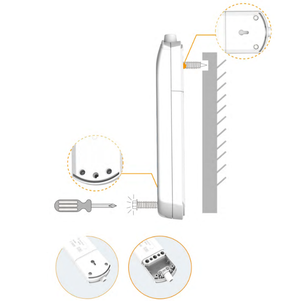 Multipresa elettrica ecova 4 ingressi bivalenti 10/16a colore bianco